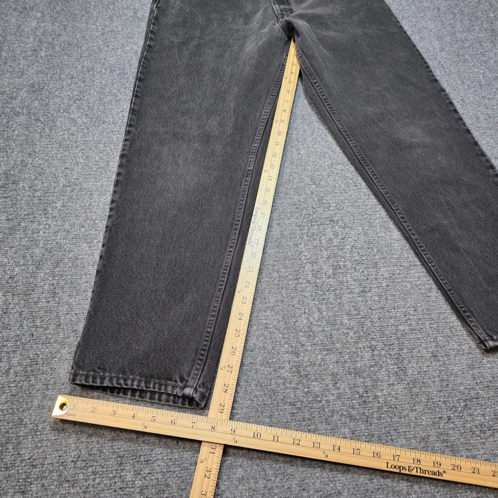 Vintage Levi's 550 Relaxed Fit Tapered Leg Black Jeans Men's‎ 36x30 Made in USA